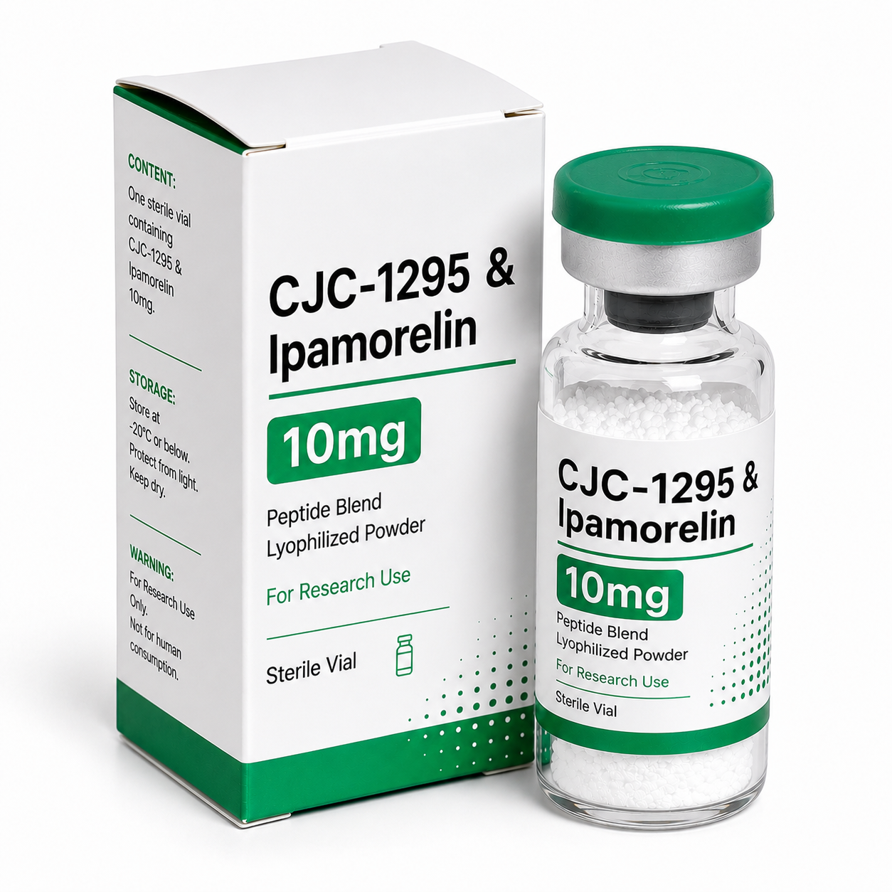 CJC-1295 & Ipamorelin — 10mg Vial - Image 2