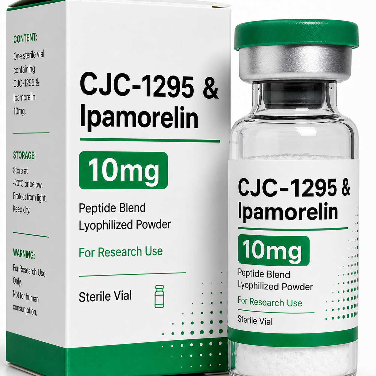 CJC-1295 & Ipamorelin — 10mg Vial - Image 3