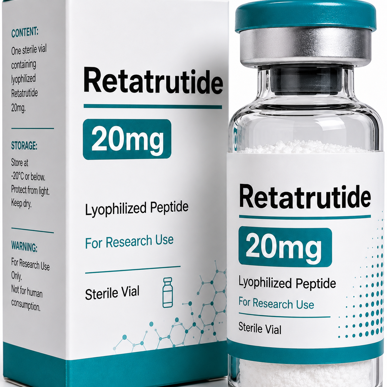 Retatrutide 20mg Vial - Image 3