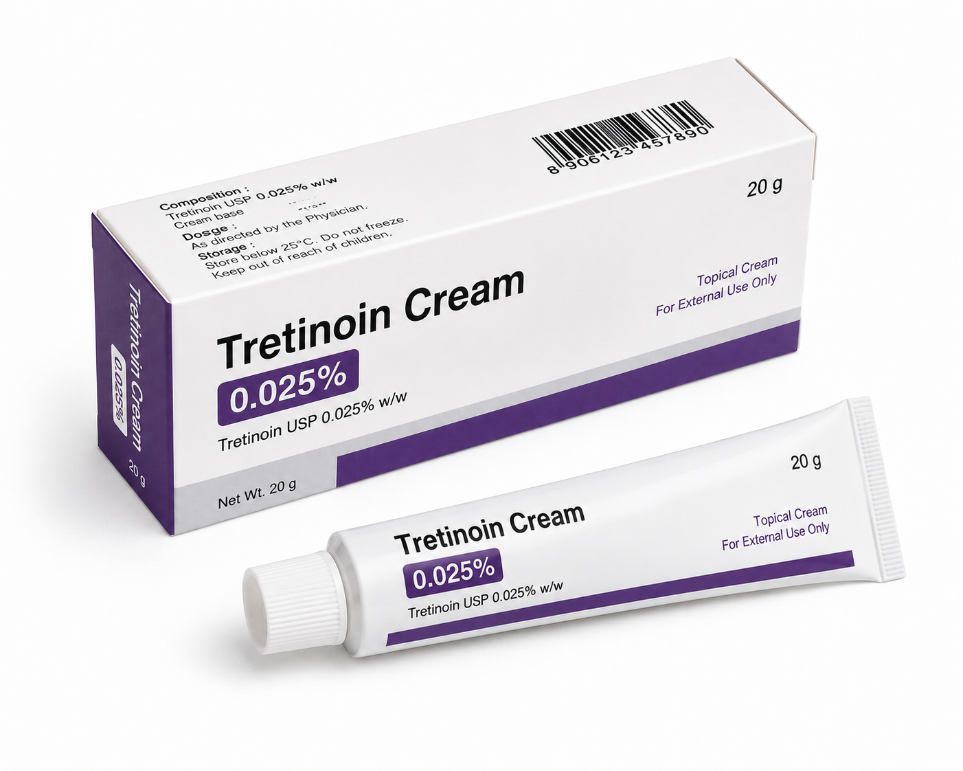 Tretinoin 0.025% — 20g Cream - Image 2