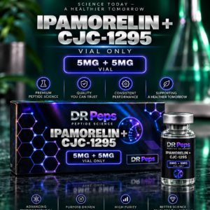 Ipamorelin + CJC-1295 (5mg Ipamorelin + 5mg CJC1295)